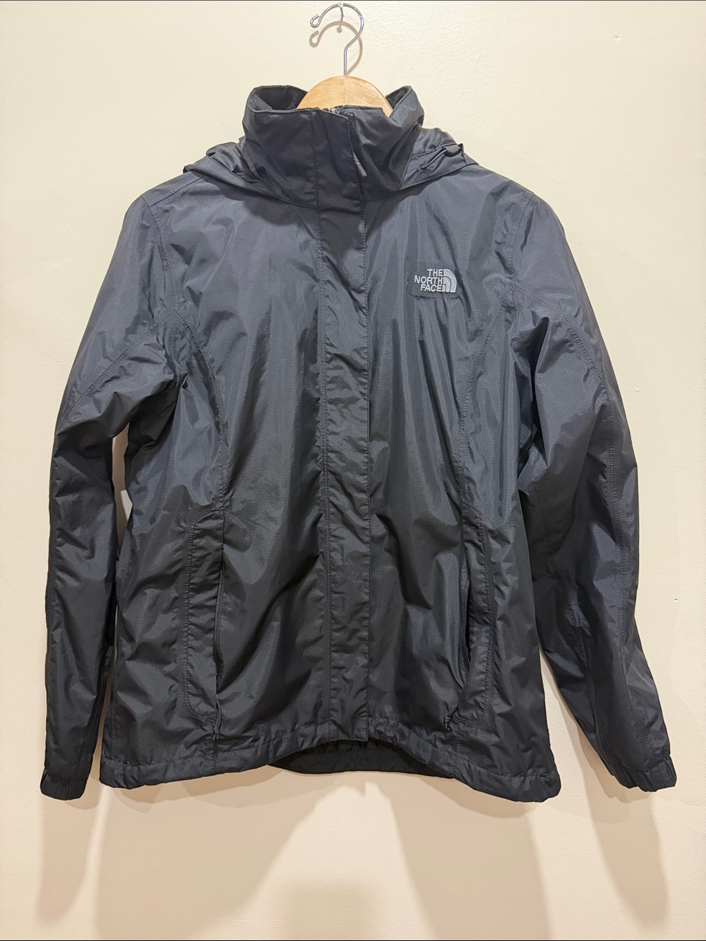 The North Face Black Women's Lightweight Hooded Rain Jacket